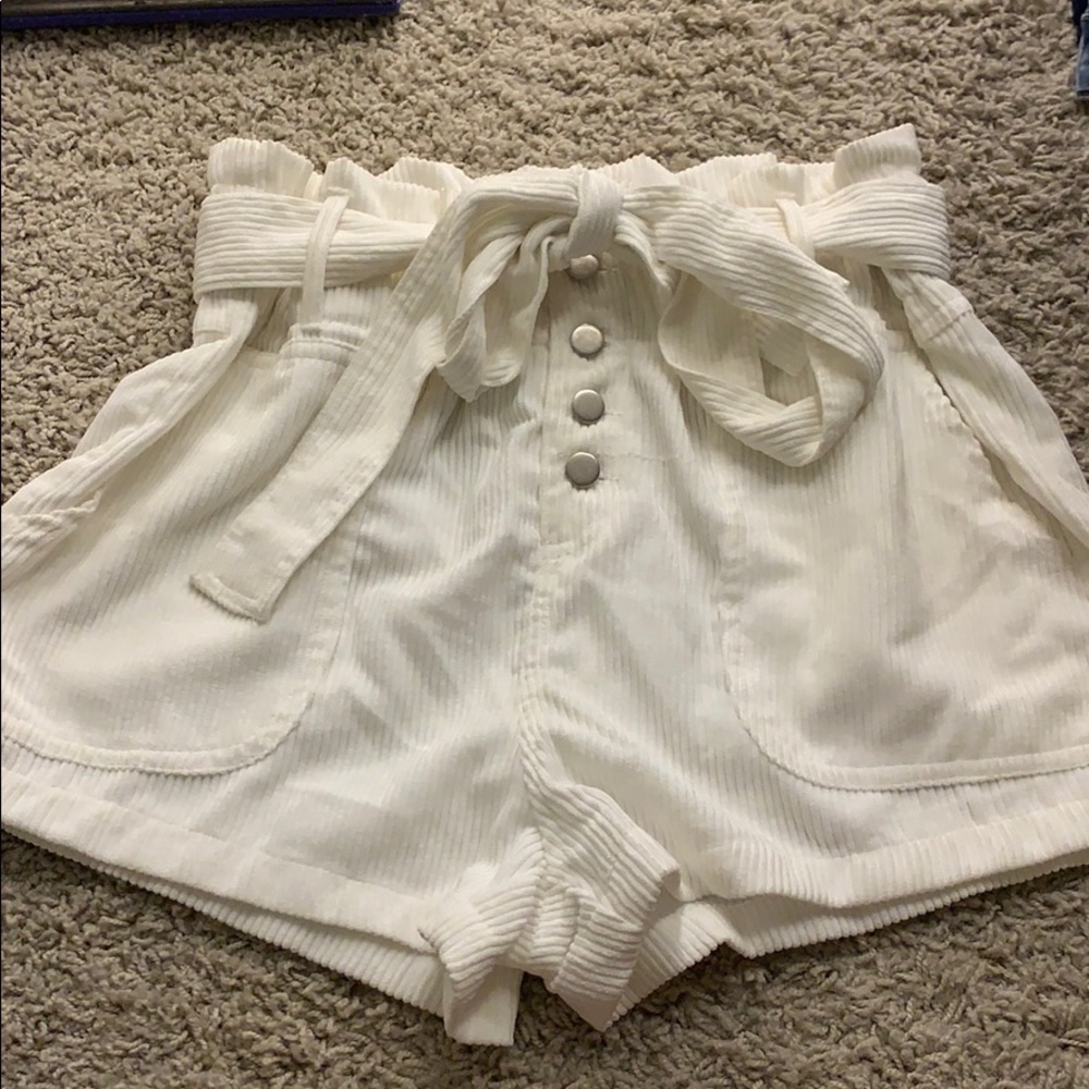White shorts